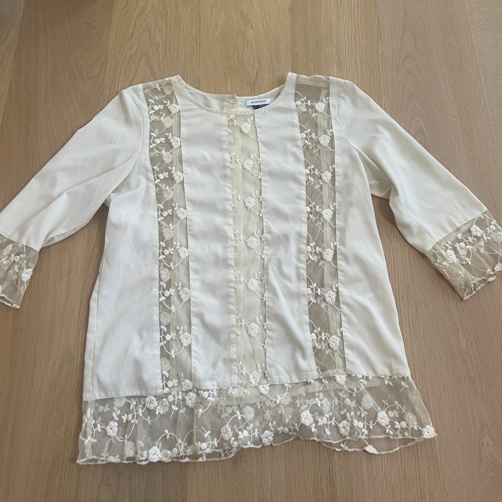 Anthropologie top by Gryphon